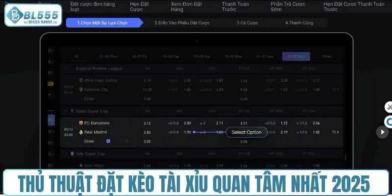Thủ thuật đặt kèo tài xỉu quan tâm nhất 2025 